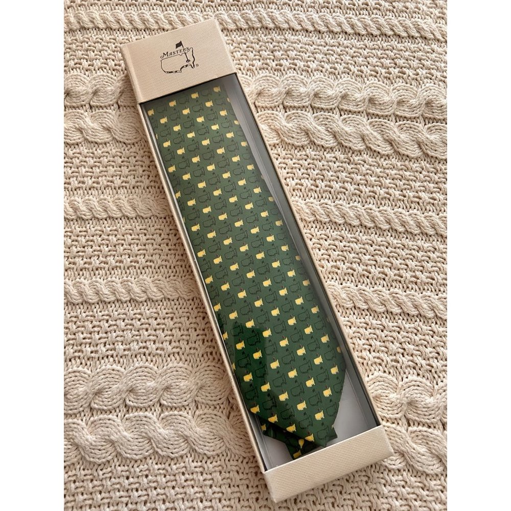 NEW RARE Official The Masters Augusta Men's Silk Tie
